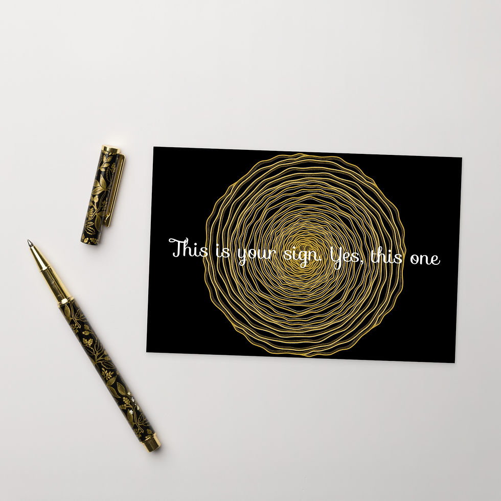 Thumbnail: This Is Your Sign Postcard