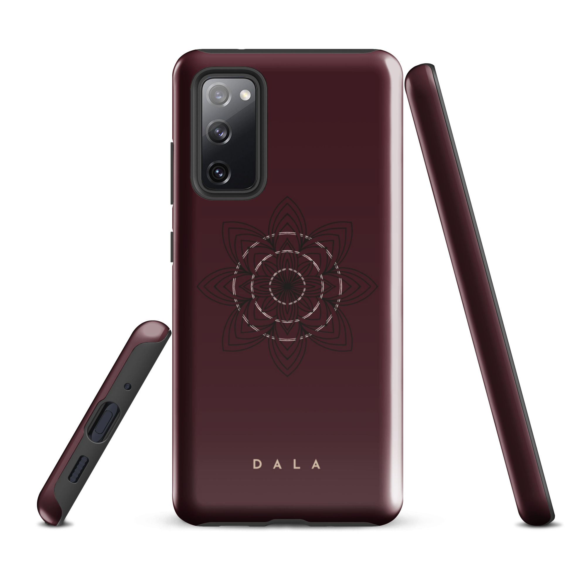 Claimed Deep Wine, Minimal Phone Case for Samsung