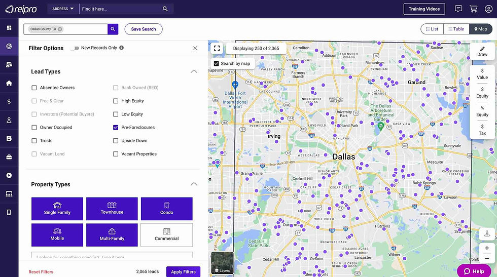 REIPro Nationwide Pre-foreclosure Leads