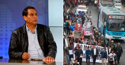 Declaraciones hoy dÃa del vicepresidente de alianza nacional de transportistas: Julio Campo