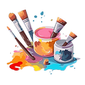 —Pngtree—painting supply vector_12161111