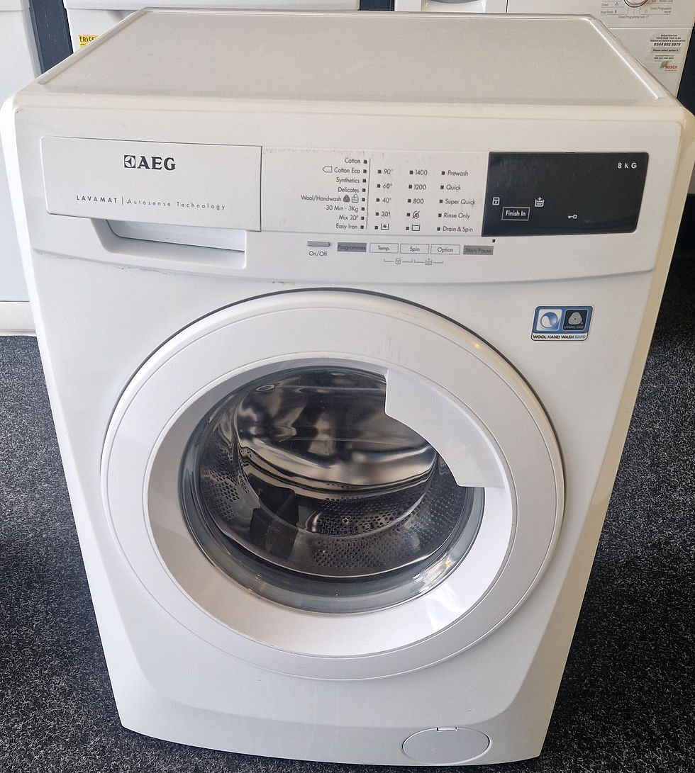 Thumbnail: AEG USED 8KG 1400 SPIN WASHING MACHINE