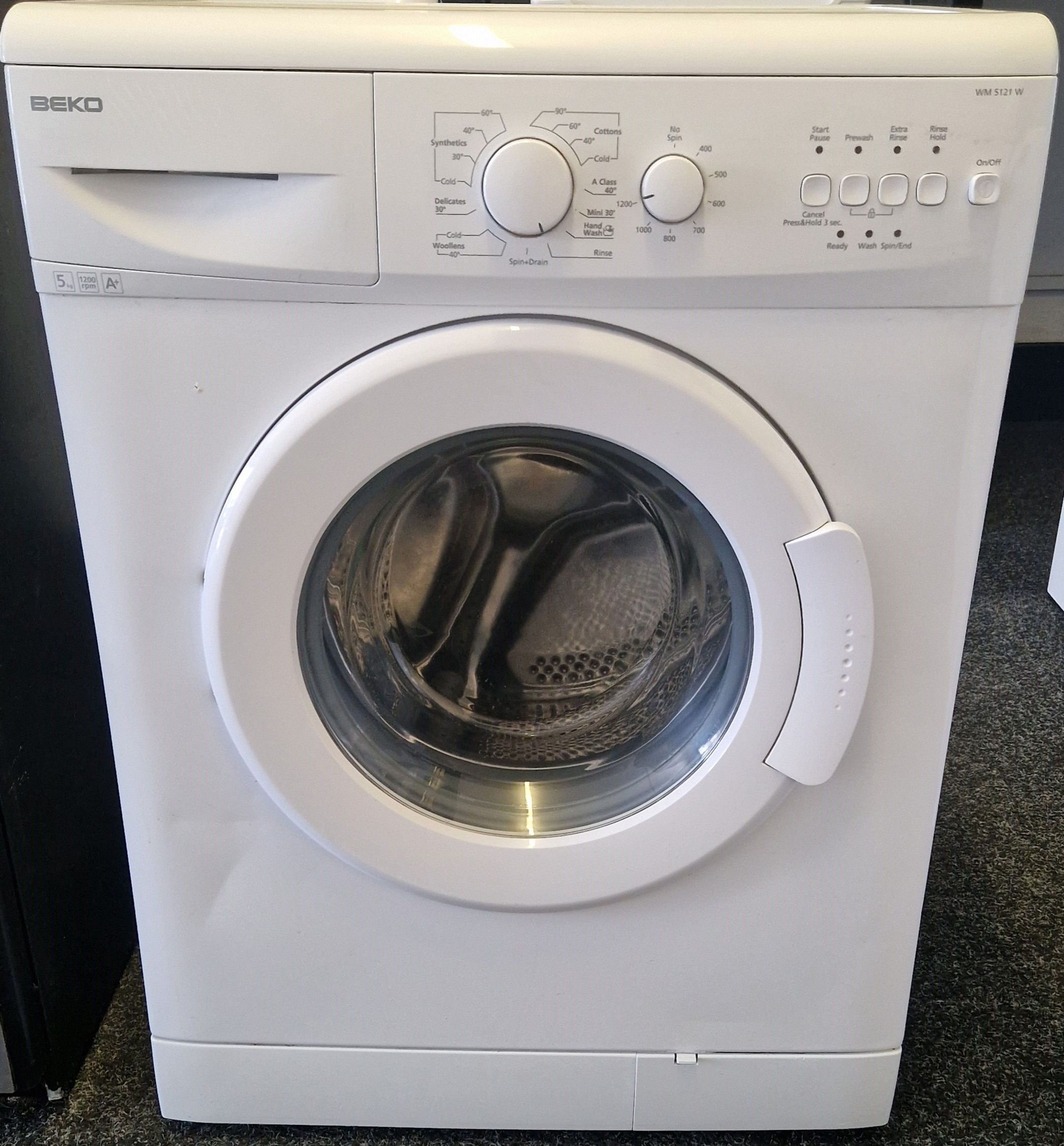 BEKO USED 5KG 1200 SLIM DEPTH SPIN WASHING MACHINE