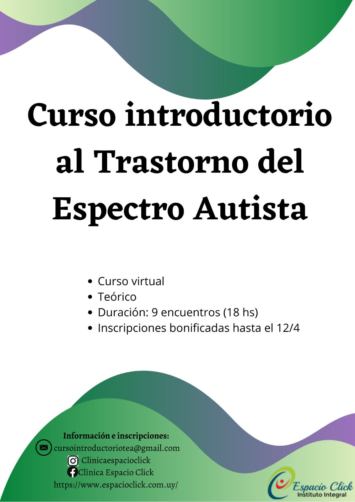 Curso Introductorio al Trastorno del Espectro Autista