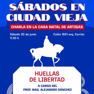 SABADO 20 DE JUNIO COMENZAREMOS NUESTRO VINCULO CON LA CASA NATAL DE JOSE ARTIGAS NUESTRO HEROE MÁXIMO!!!
