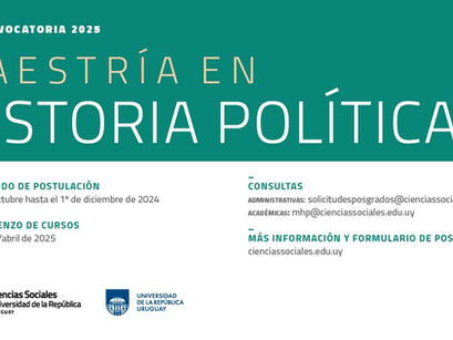 Difundimos: Maestría en Historia Política,
