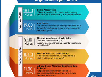 Primeras jornadas para profesores adscriptores de Historia organizadas por APHU