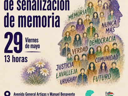 Invitamos a la inauguración de la señalización de memoria.