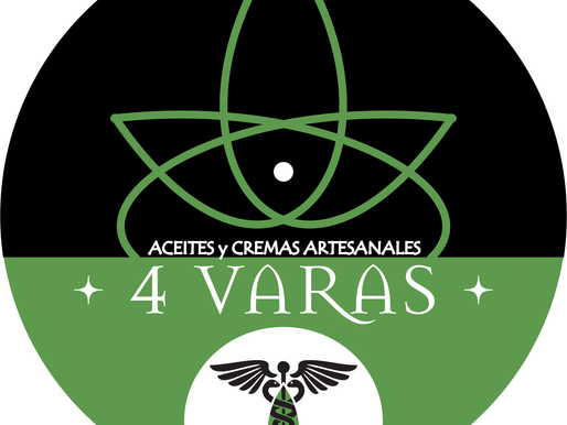 4 Varas: Aceites y Cremas Artesanales Isologo, etiquetas y grƔficos.