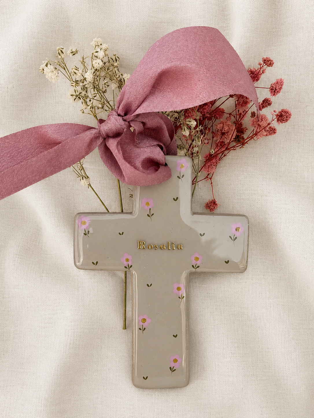 Croix murale personnalisable Rosalia