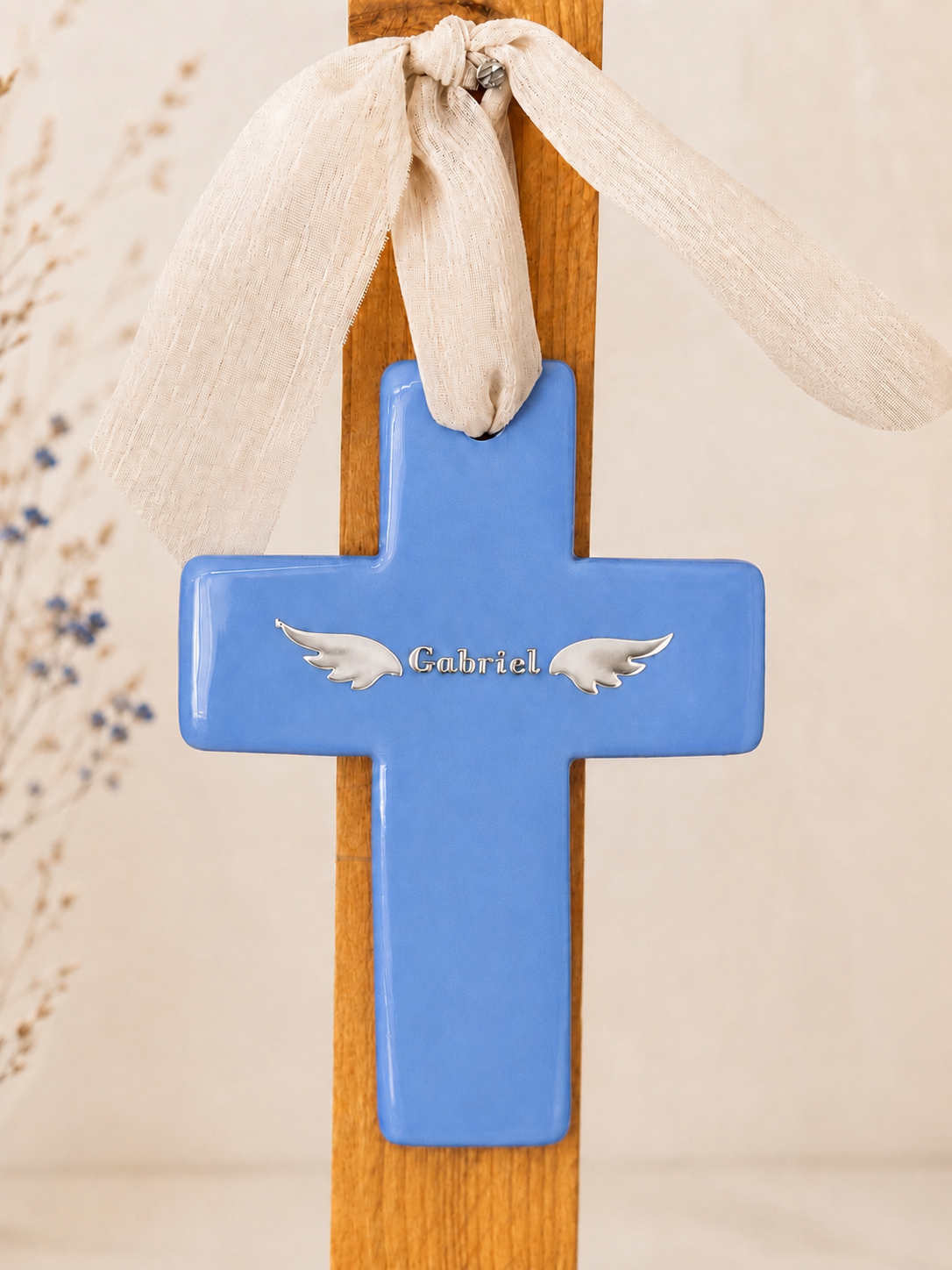 Croix murale personnalisable : Gabriel