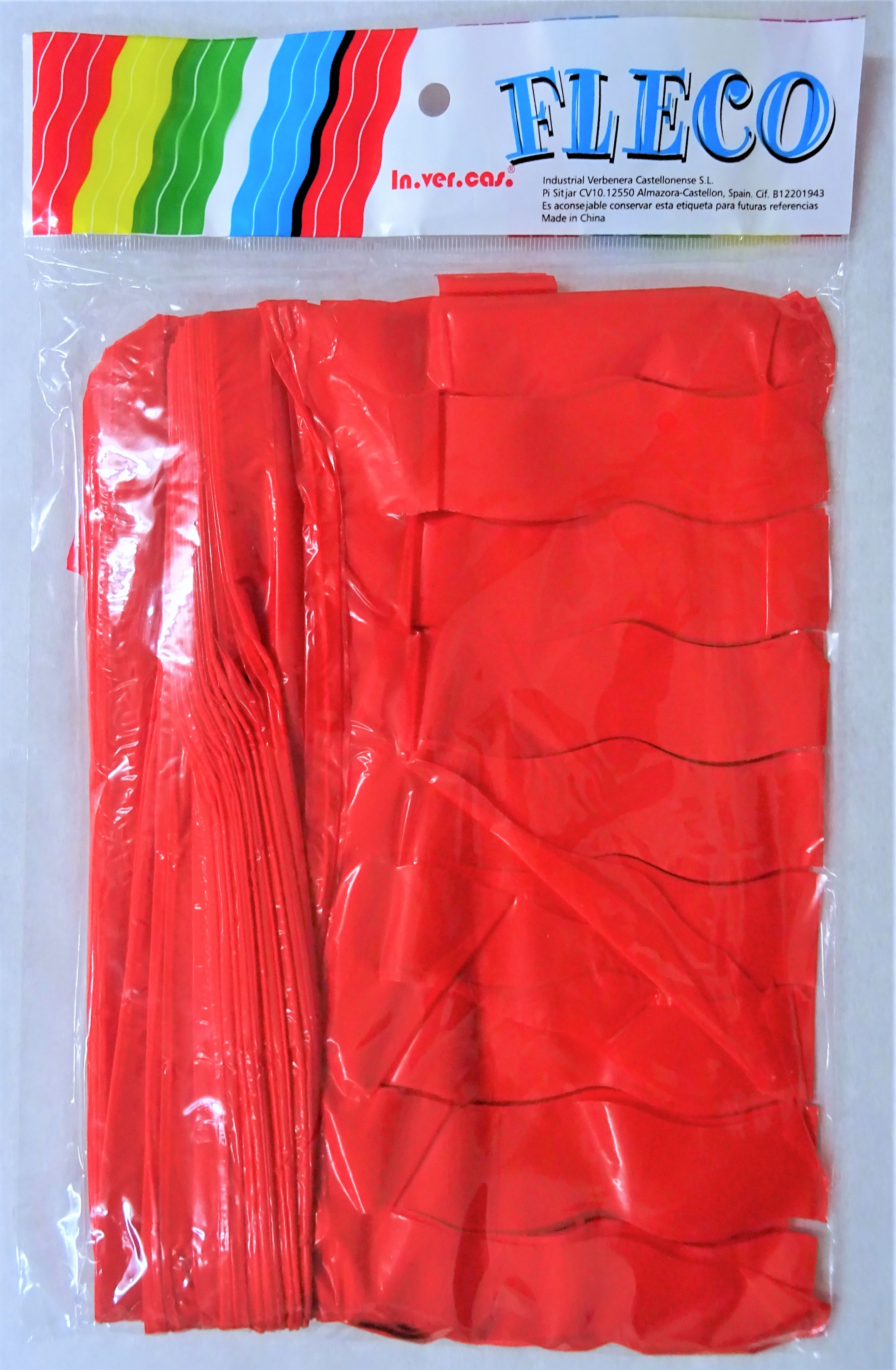 Fleco Color Rojo 25m