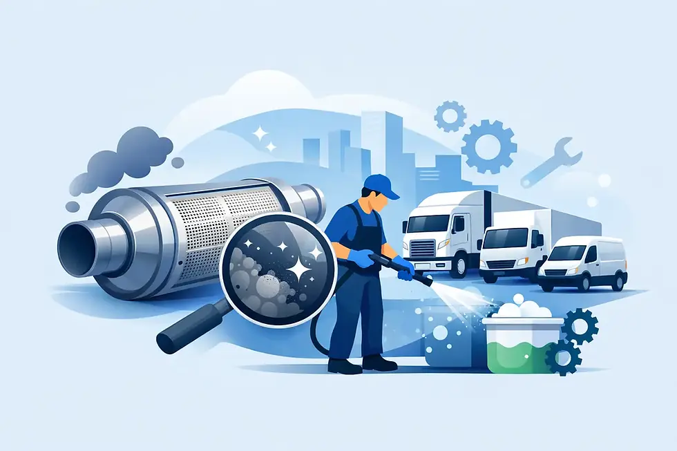 DPF Cleaning Service Guide for Fleet Uptime