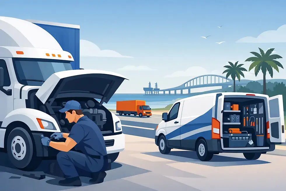 On Site Truck Repair Gulf Coast Keeps Fleets Moving