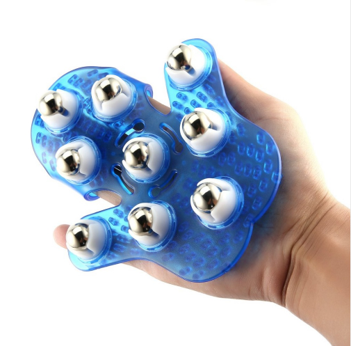 Thumbnail: 360-Degree Rotating Body Massage Device with Balls