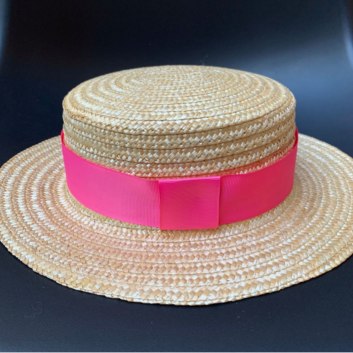 Canotier paille personnalisé