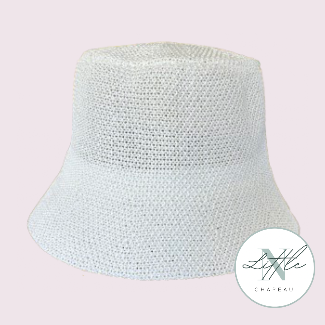 Bob en paille - Blanc