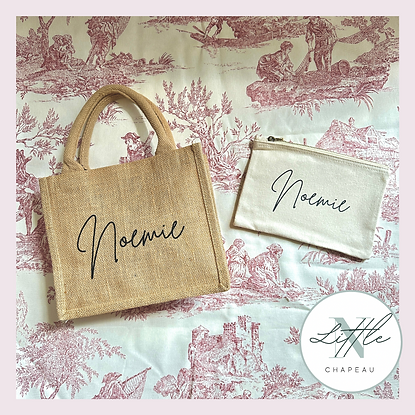 Coffret sac et pochette personnalisés