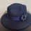 Miniature : Fedora bleu marine personnalisé