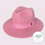 Miniature : Fedora laine italien - Rose clair