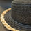 Miniature : Canotier noir en paille