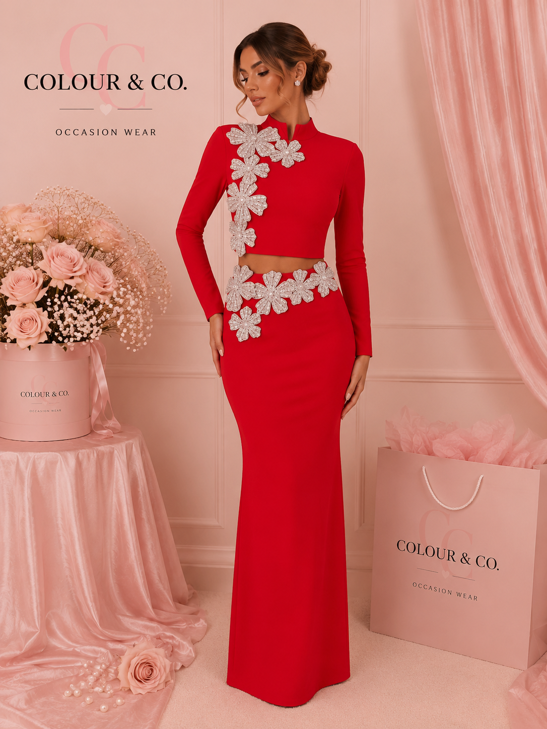 red 2 piece