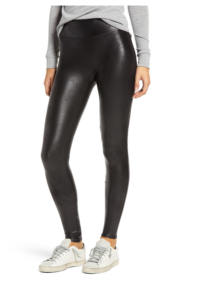 Spanx faux leather leggings