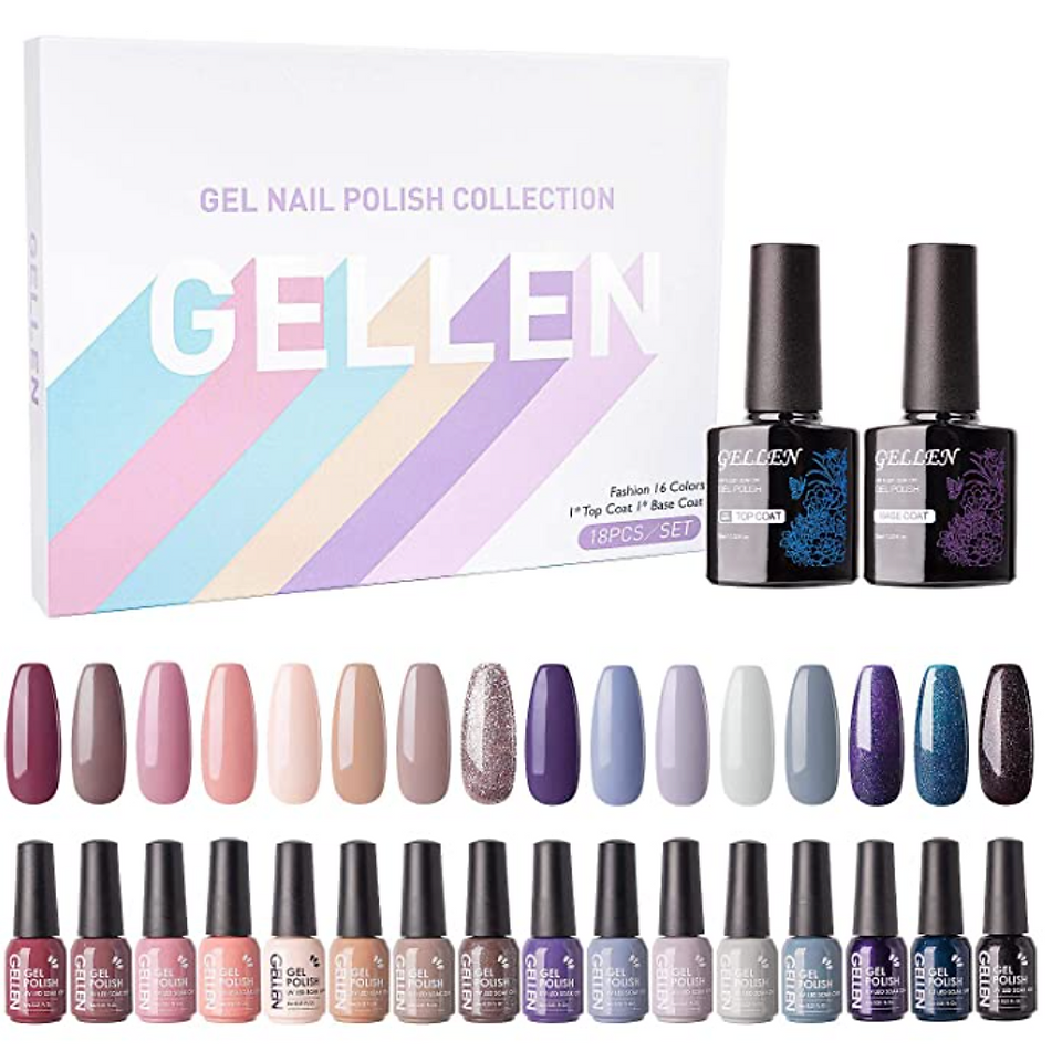 Gellen Gel Nail Polish Kit 16