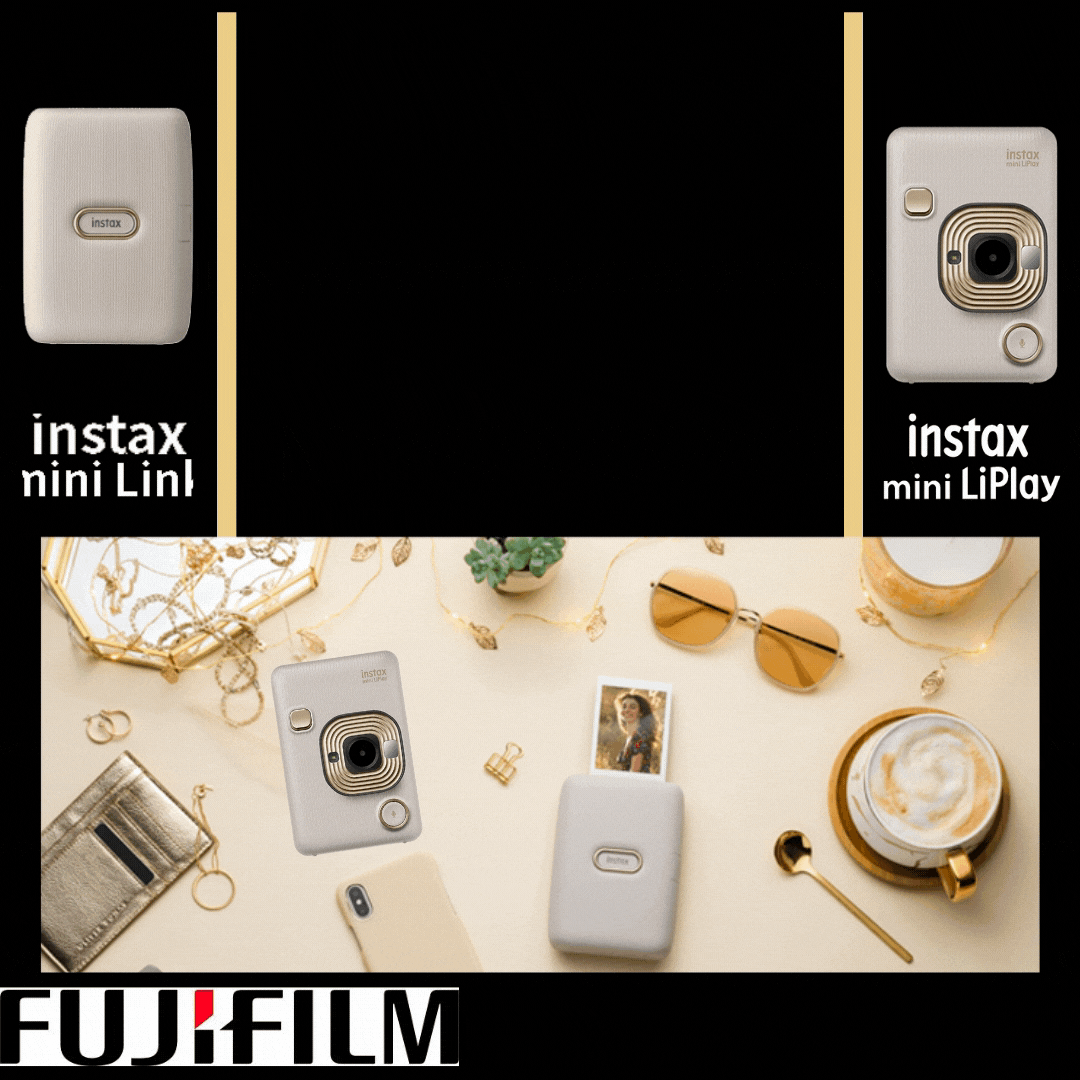 מהדורה מוגבלת של מצלמת ליפליי LIPLAY בצבע BEIGE GOLD