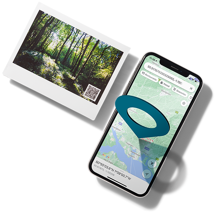 instax LINK WIDE QR Location Print