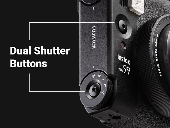 DUAL SHUTTER BUTTONS-instax mini 99