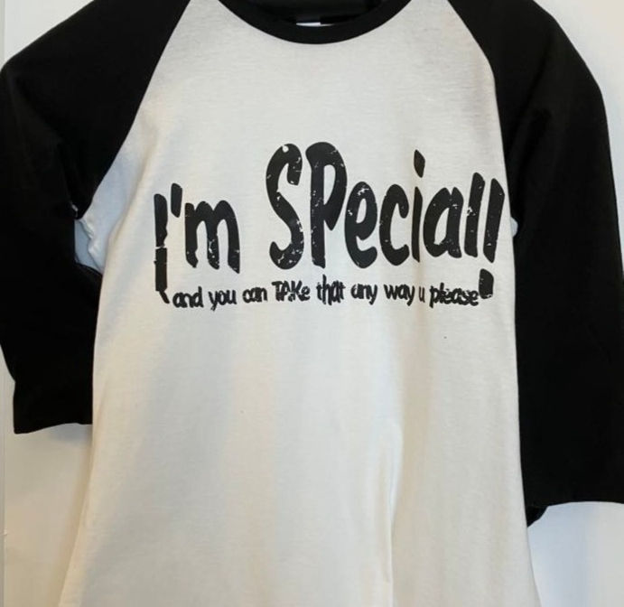 I'm Special Jesus Jersey ¾ Sleeve Baseball Tee