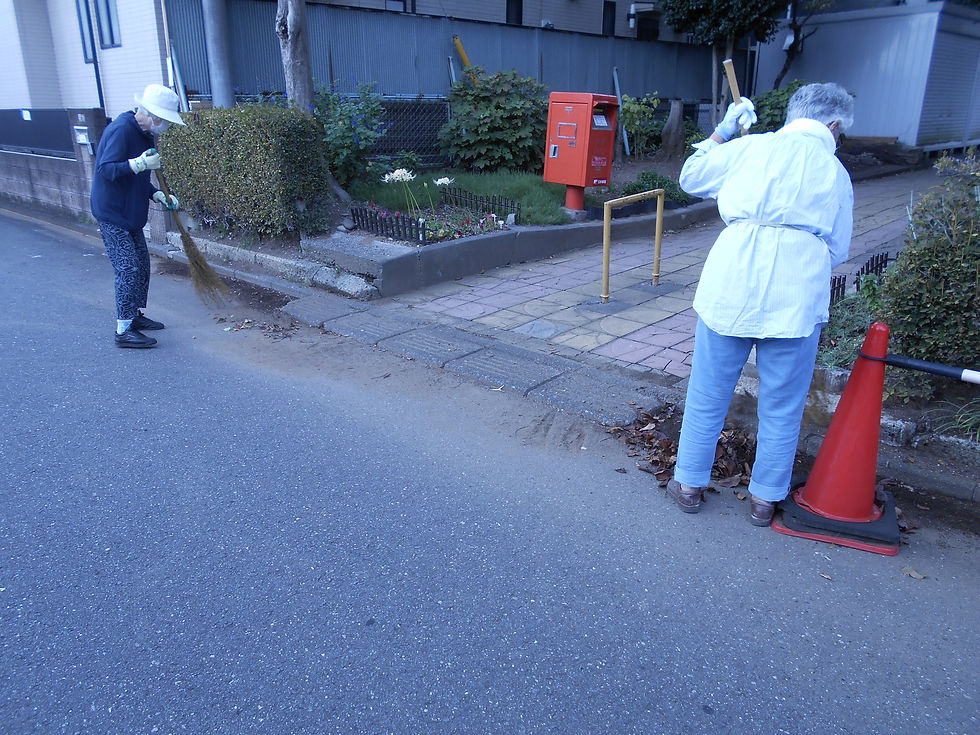 こちらの道路も
