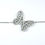 Miniature : Bracelet "Butterfly"  or 113 diamants