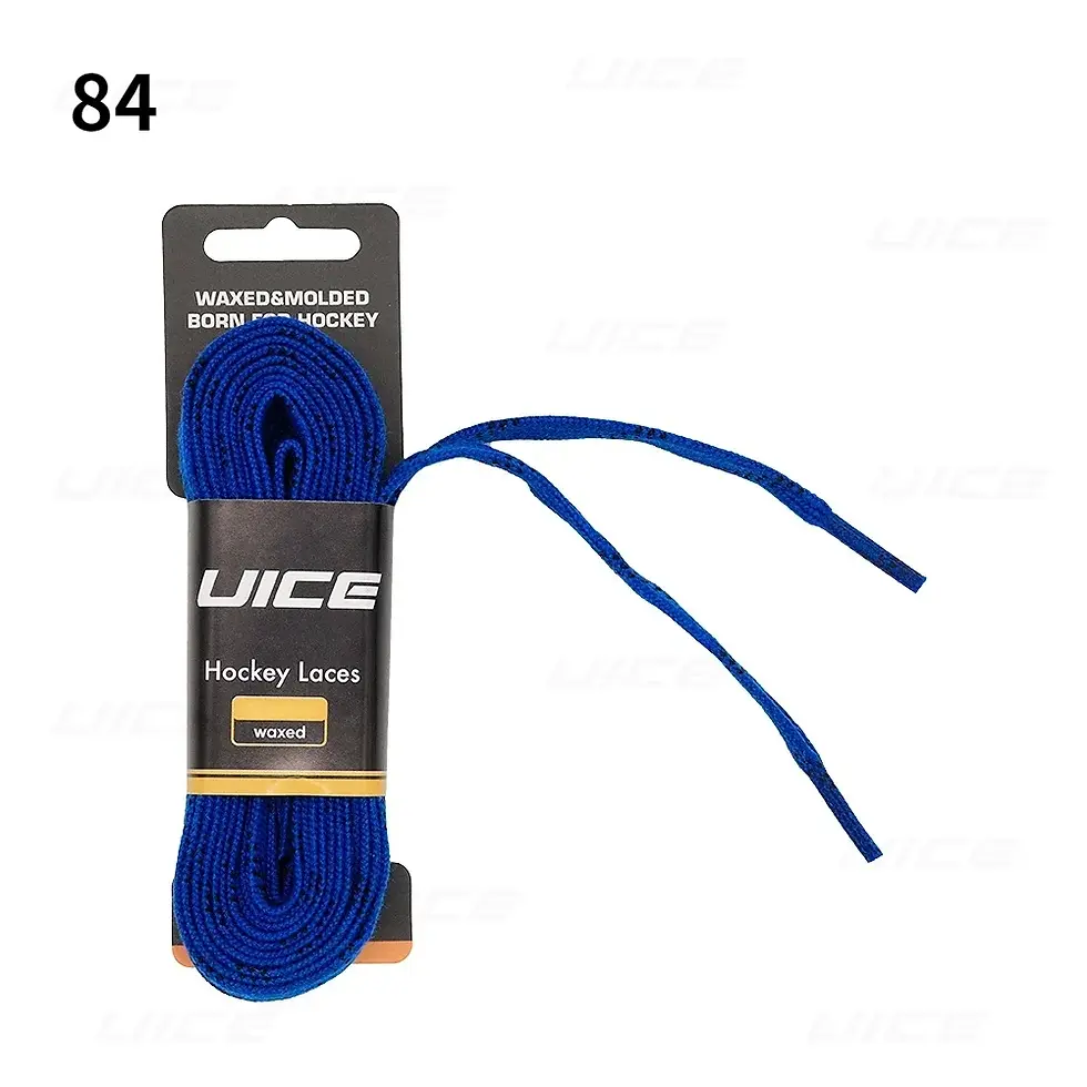 Thumbnail: UICE Ice Hockey Skate Laces 84-120in Dual Layer Braid Extra Reinforced Tips