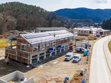 Gleichenfeier beim Neubau der Rot-Kreuz-Stelle Gratkorn