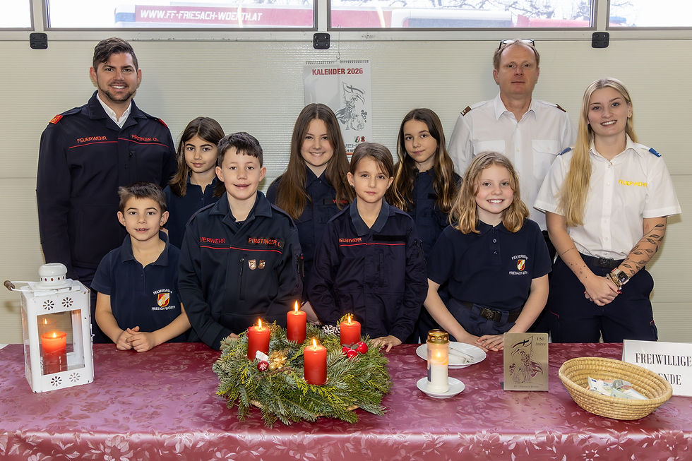 FF Friesach-Wörth: Friedenslichtaktion und Feuerwehrkalender 2026