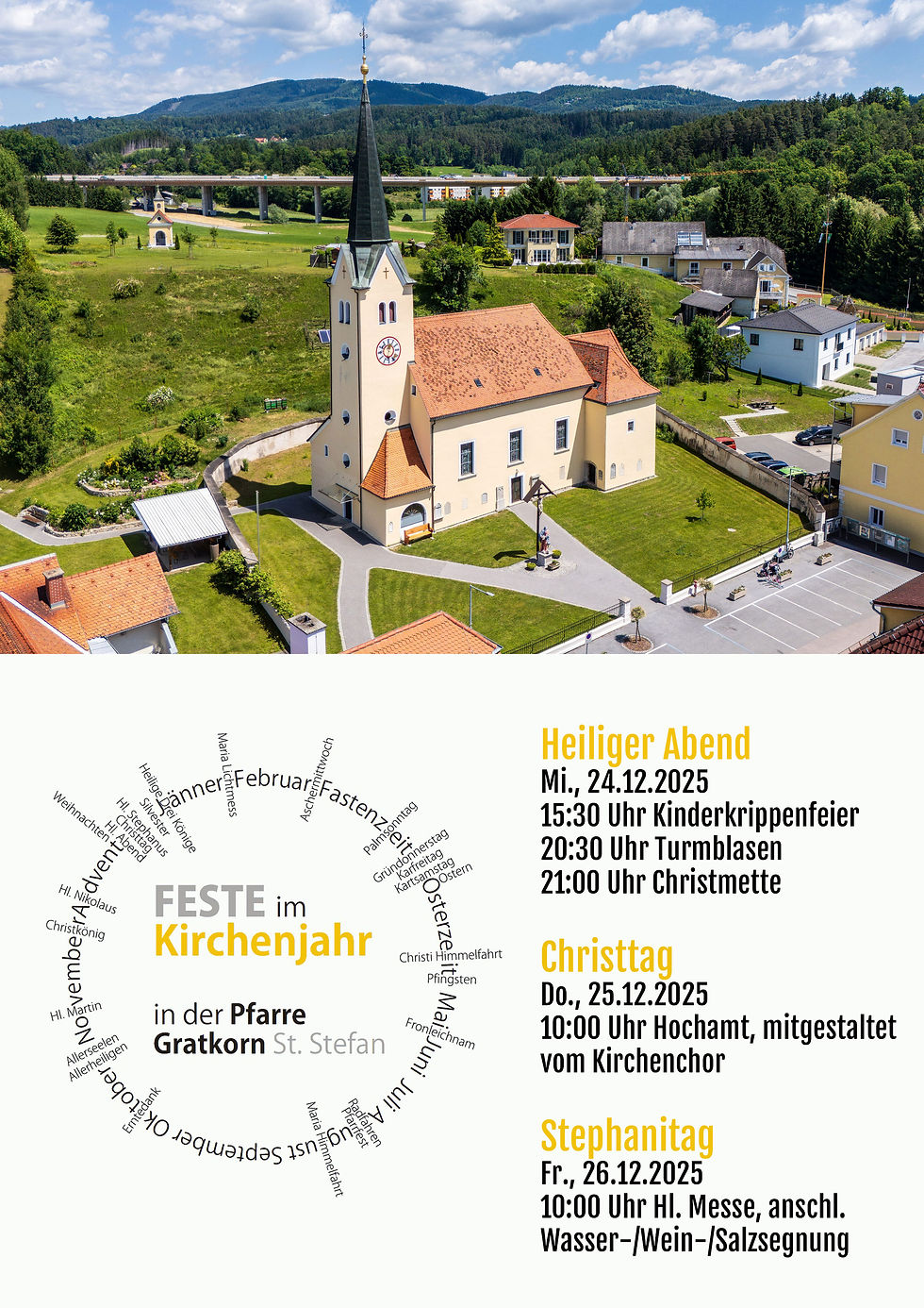 Weihnachten in der Pfarre Gratkorn