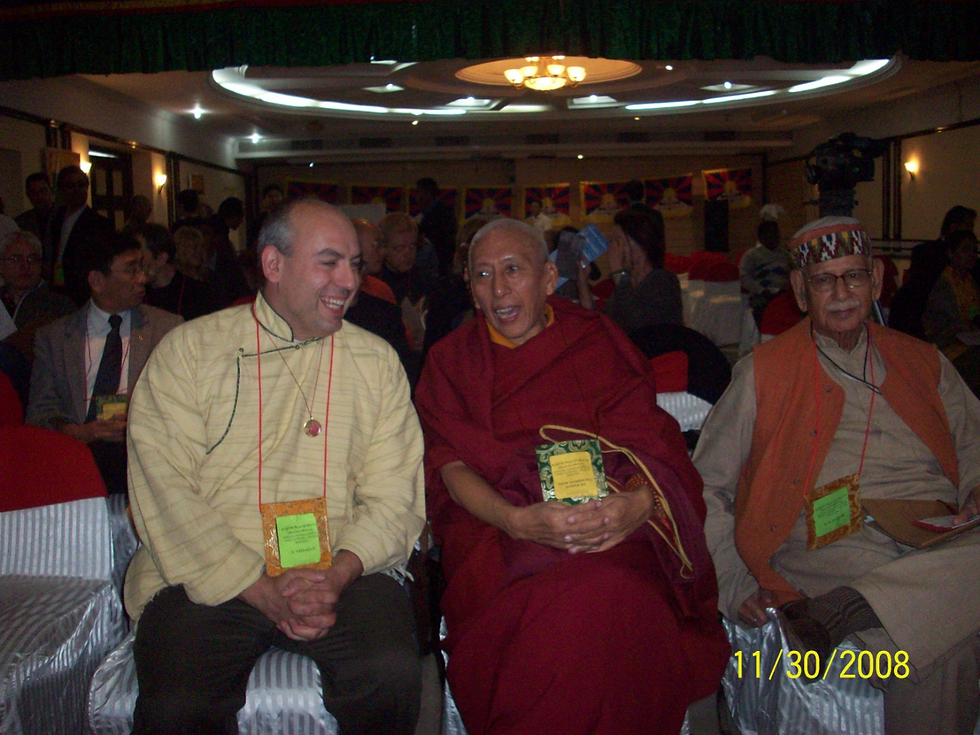 BAFoT President and Samdhong Rinpoche, Prime Minister of the Tibetan Government in Exile