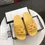 Thumbnail: Gucci Womens GG Slide Rubber Sandals