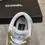 Thumbnail: Chanel 23C White Gold Silver CC