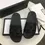 Thumbnail: Gucci Womens GG Slide Rubber Sandals