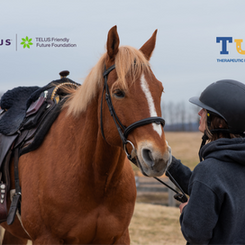 TELUS Friendly Future Foundation and TUFF Therapeutic Riding Foundation Help Anti-Human Trafficking Program for At-Risk Youth