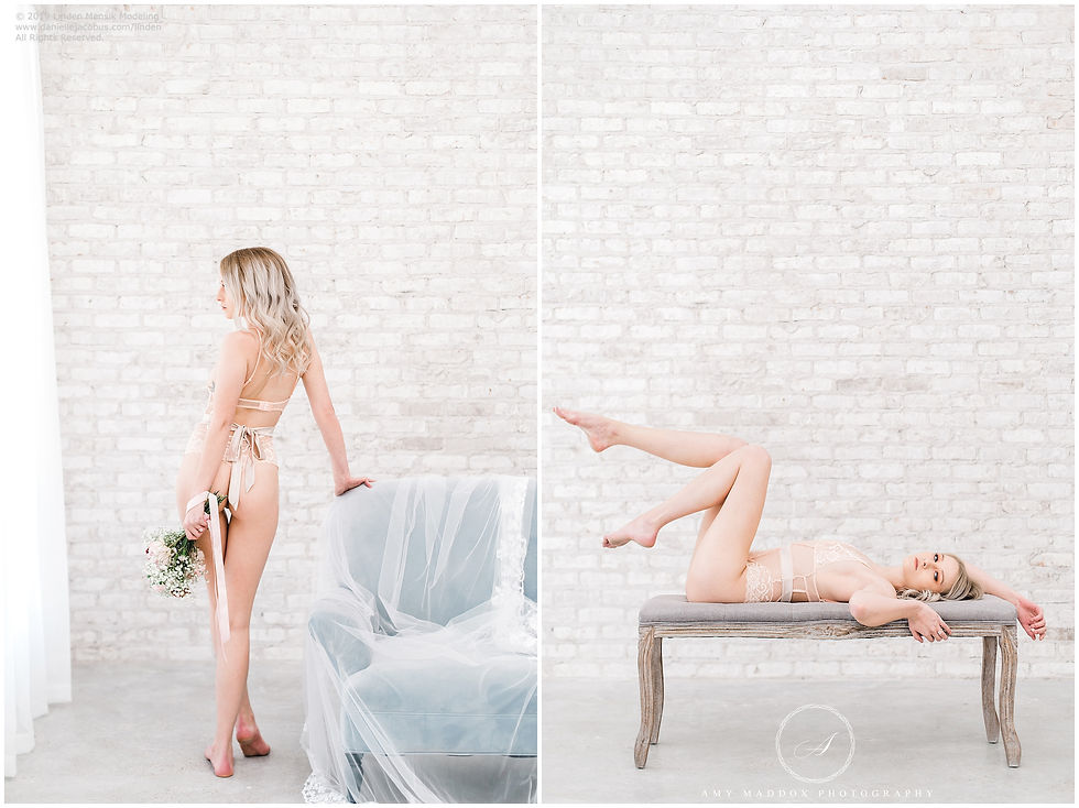 Thumbnail: Linden Mensik in Lingerie