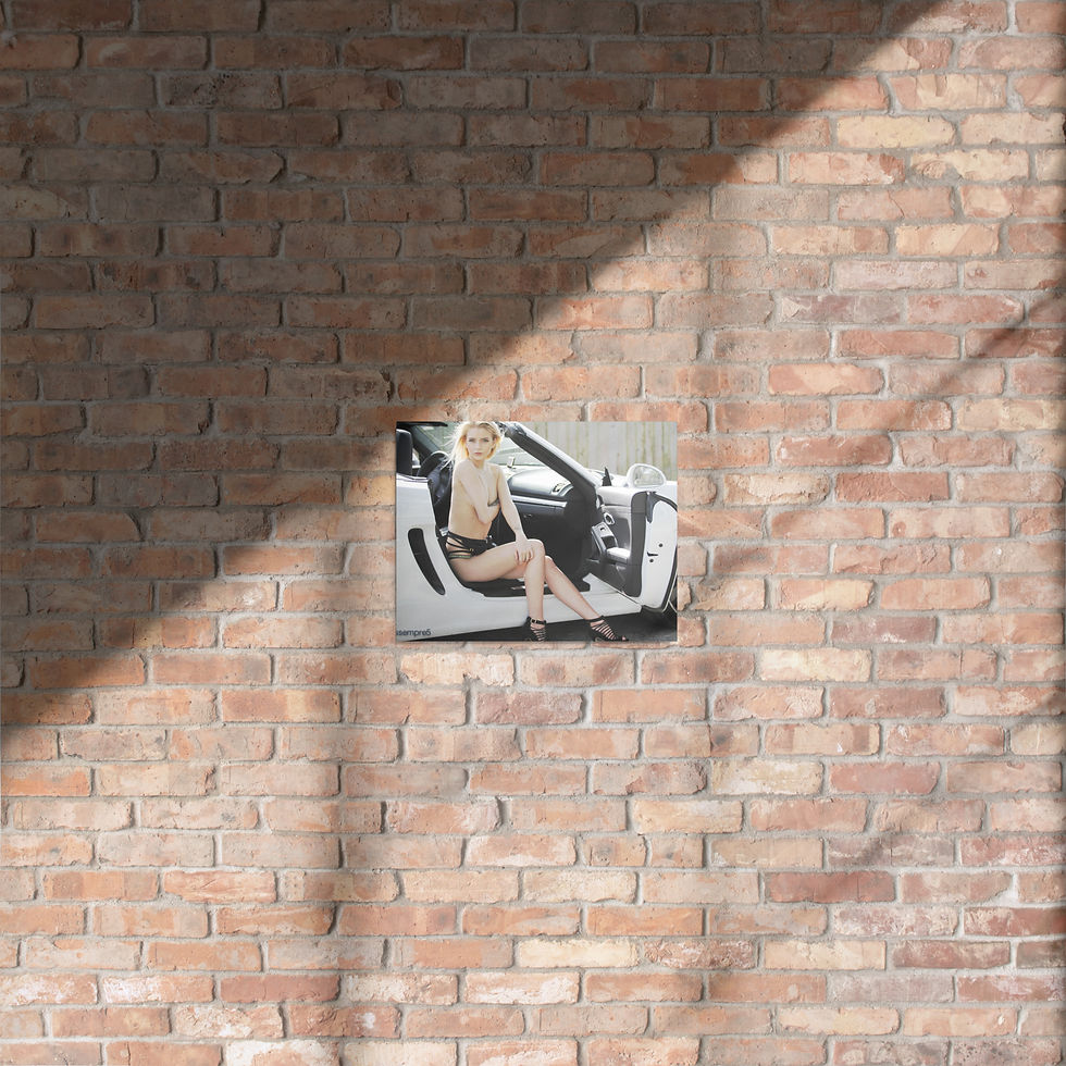 Thumbnail: Metal Prints of Danielle Jacobus in Porsche