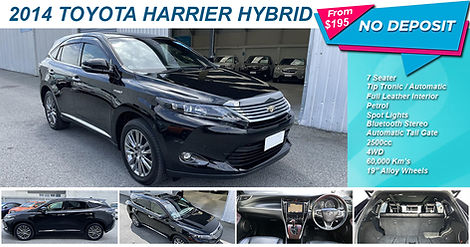 2014 Toyota Harrier Hybrid the most economical family friendly car with luxury upgraded interior features