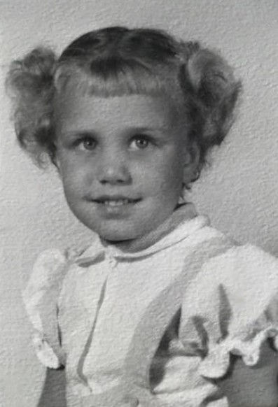 Barbara Edtl at age 5 / "Handling the Stingers of Life" by Barb Shelton / www.HoneycombOasis.com