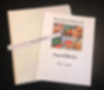 Recipe Notebook, cover page, and spine / Create Your Own Personal Recipe Notebook / www.HoneycombOasis.com