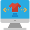 icono computadora curso online Marca CERO