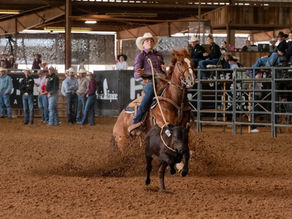 Peterson ropes a calf